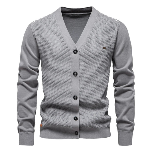 Alistair | Warm Men's Cardigan With V-Neck