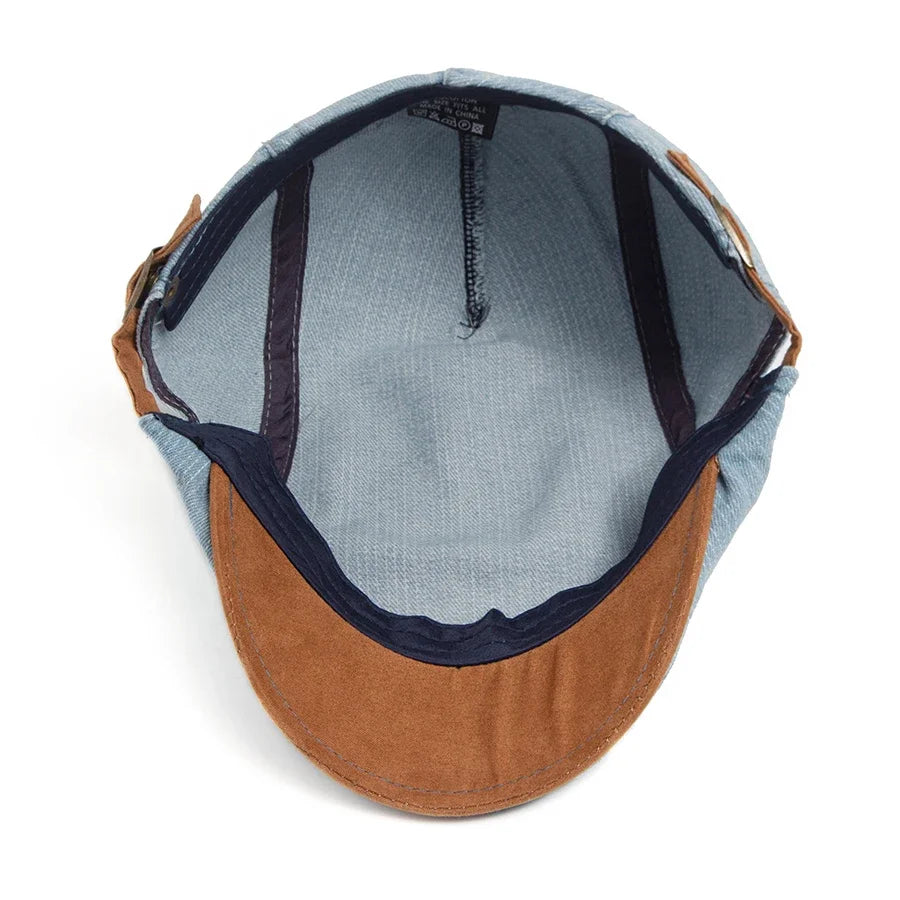 The Reid™ — Classic Denim Flat Cap