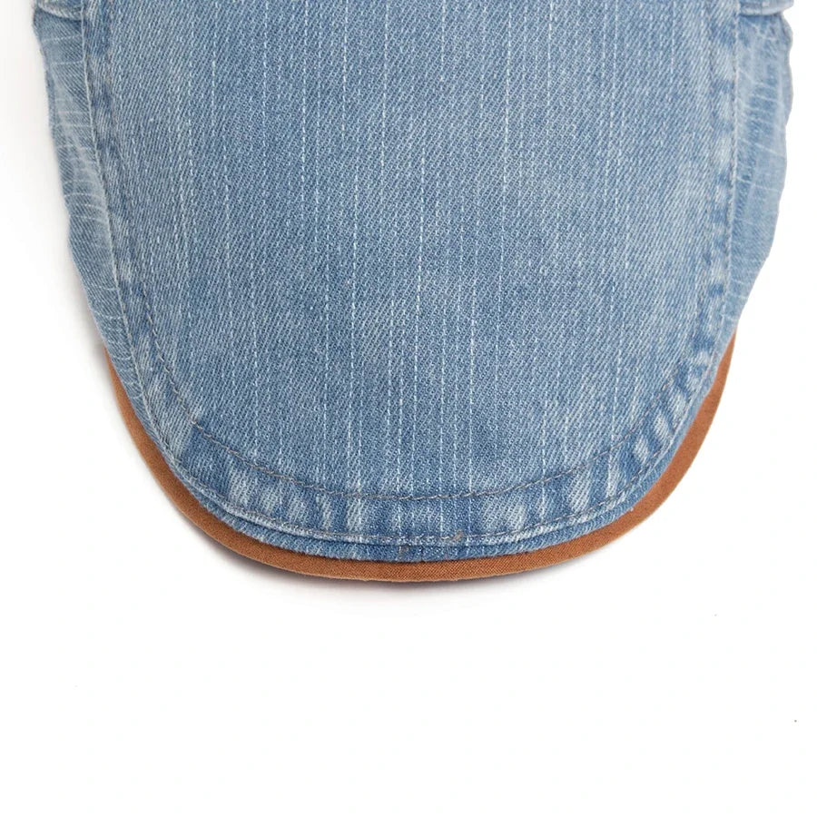 The Reid™ — Classic Denim Flat Cap
