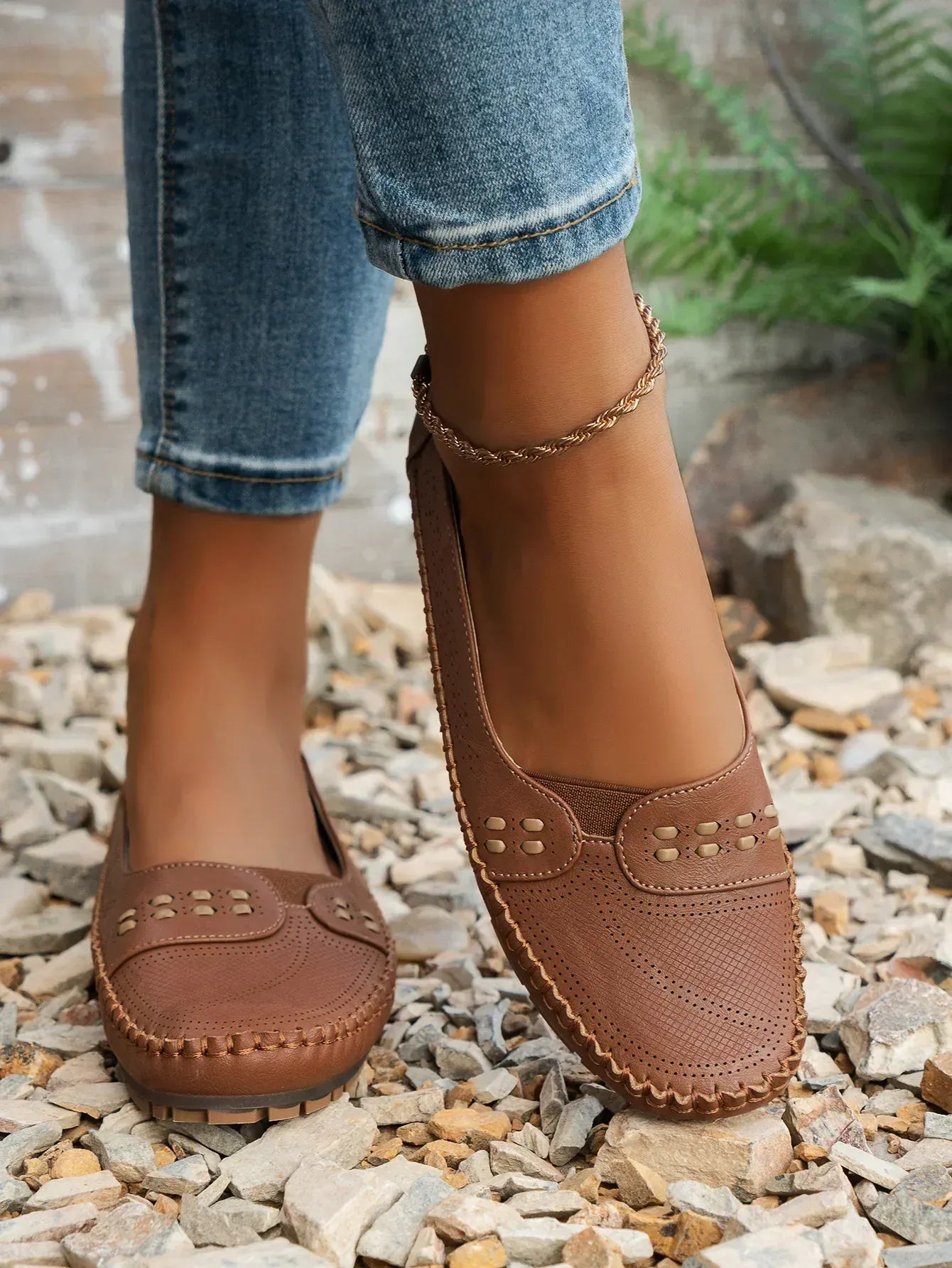 Elodie Perforated Loafer