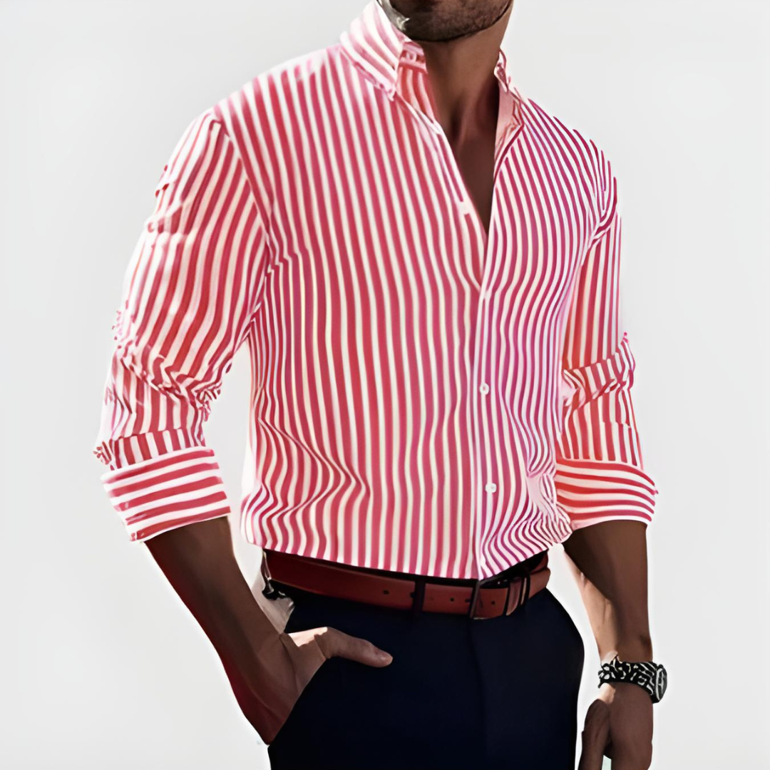 The Ephraim™ — Classic Striped Shirt