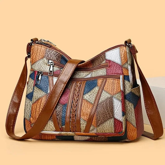 The Solara™ | Mosaic Patchwork Handbag
