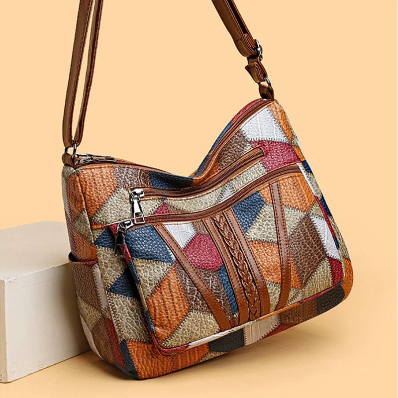 The Solara™ | Mosaic Patchwork Handbag