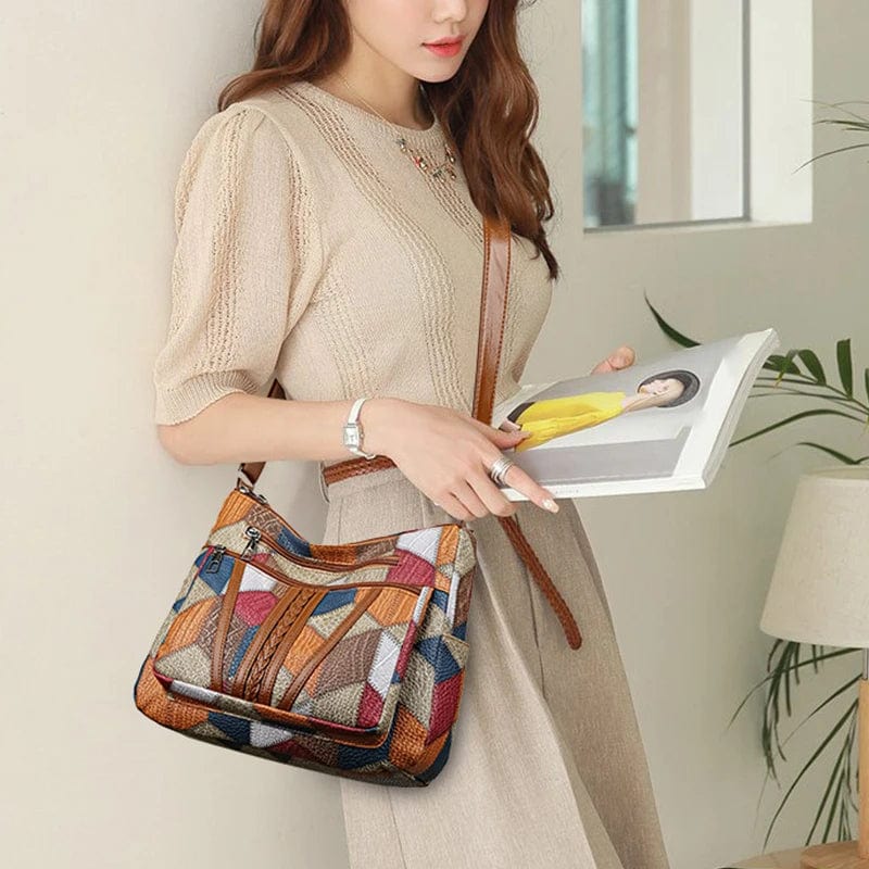 The Solara™ | Mosaic Patchwork Handbag