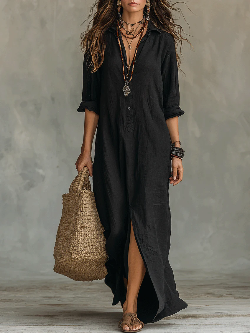 Sienna™ Relaxed Maxi Shirt Dress
