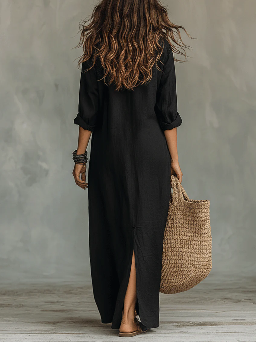 Sienna™ Relaxed Maxi Shirt Dress