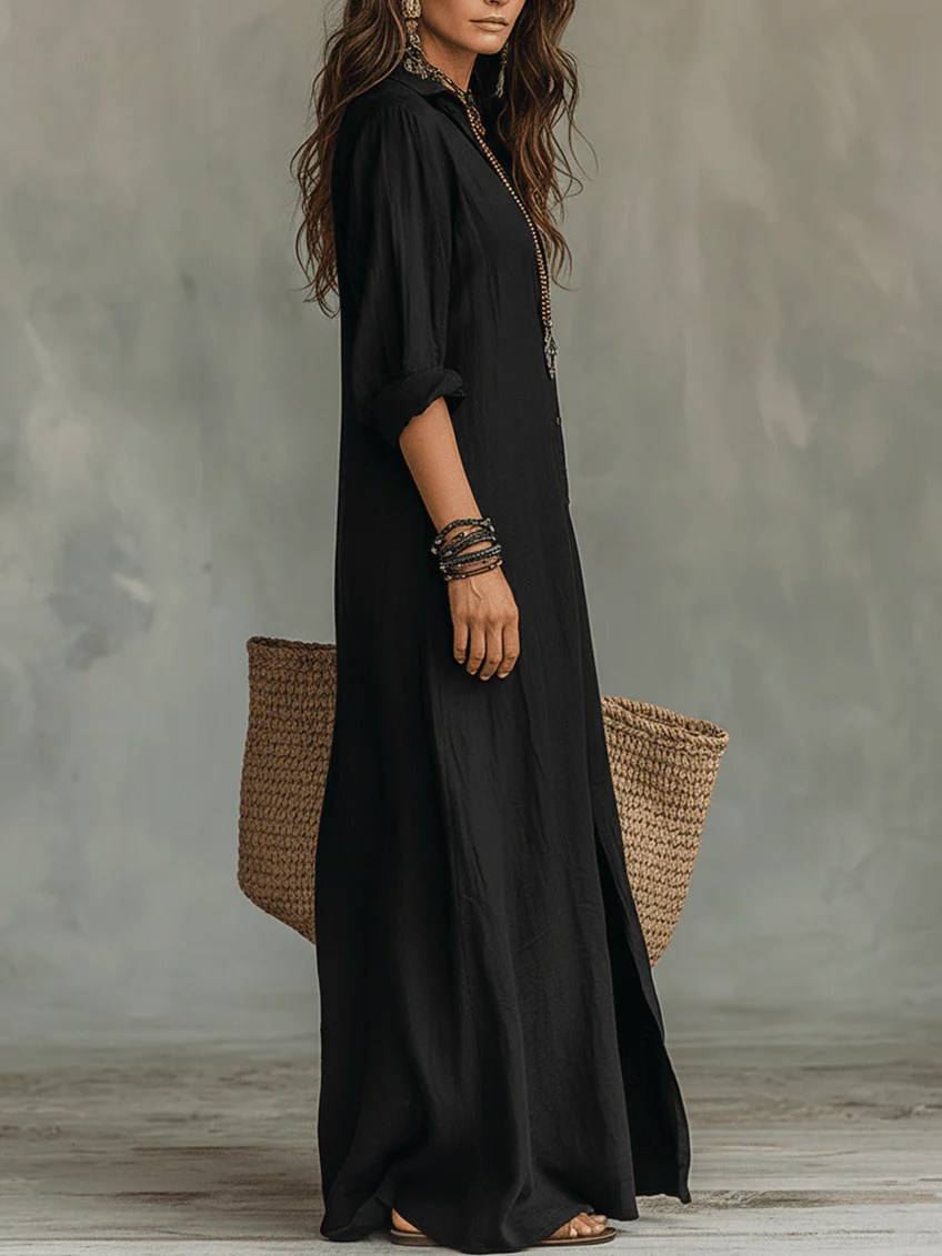 Sienna™ Relaxed Maxi Shirt Dress