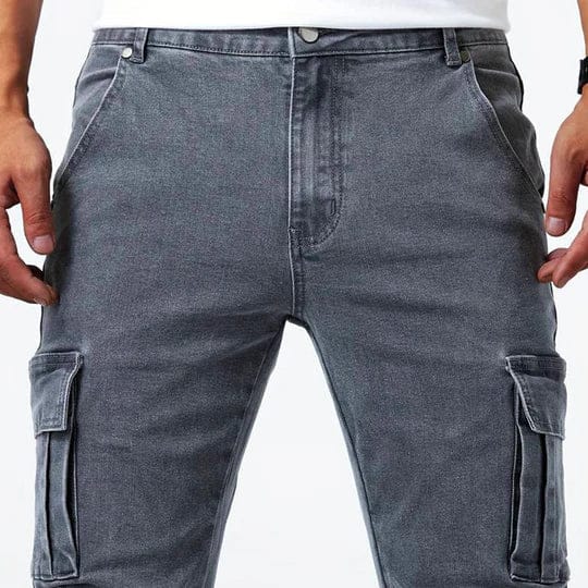 Edmund | Cargo Denim Skinny Jeans