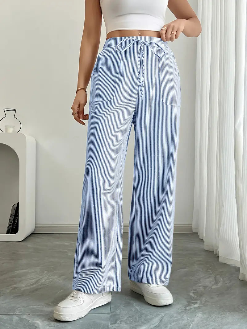 Alina | Elegant Striped Pant