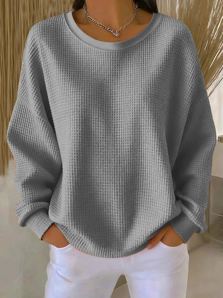 The Harper™ | Textured Soft-Knit Sweater.