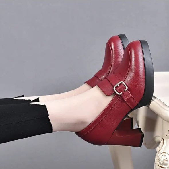 Colette City Block-Heel Loafer
