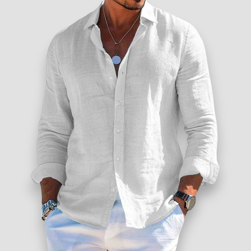 The Mason™ | Premium Linen-Blend Relaxed Shirt