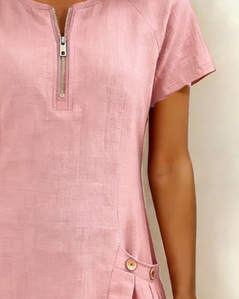 Poppy™ Zip-Front Dress