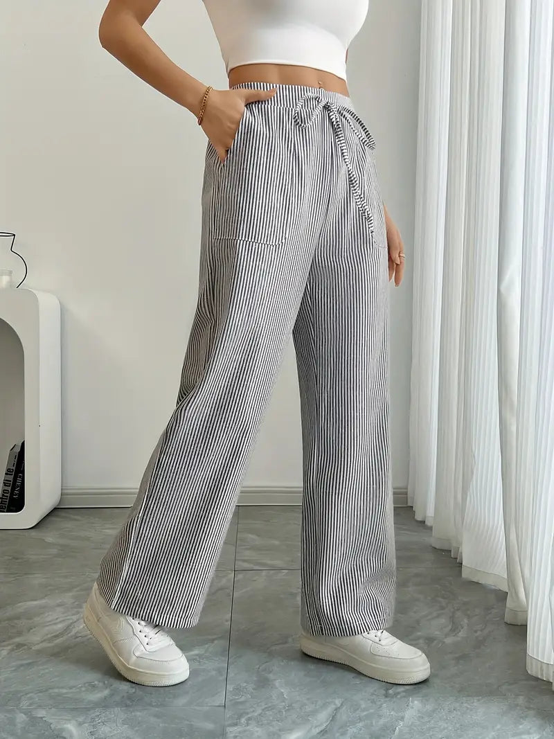 Alina | Elegant Striped Pant