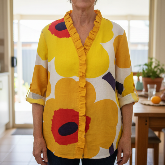 Helena™ -  Ruffled Blouse