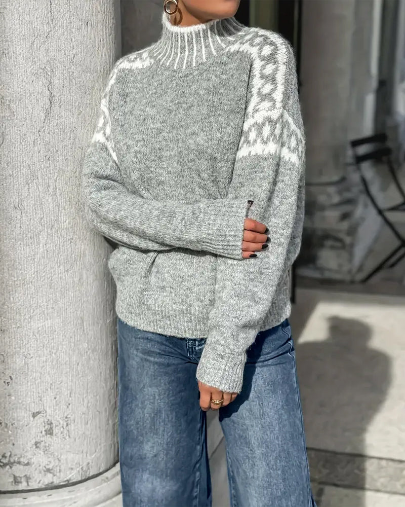 The Ivy™ — Graphic Knit Sweater