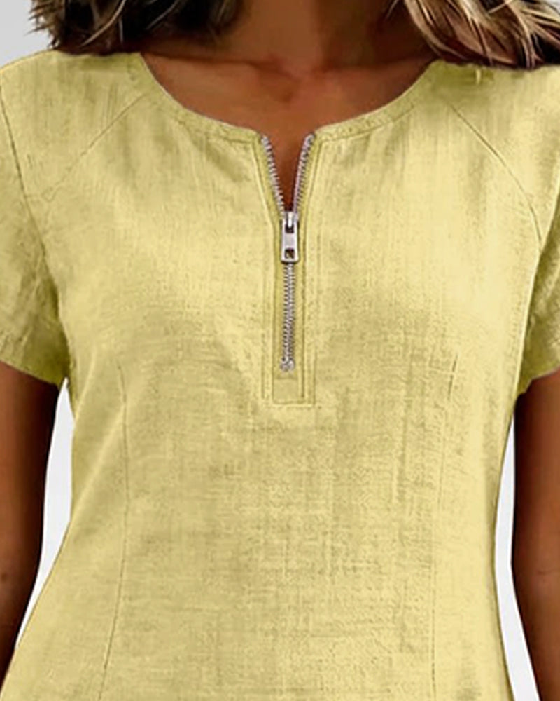 Poppy™ Zip-Front Dress