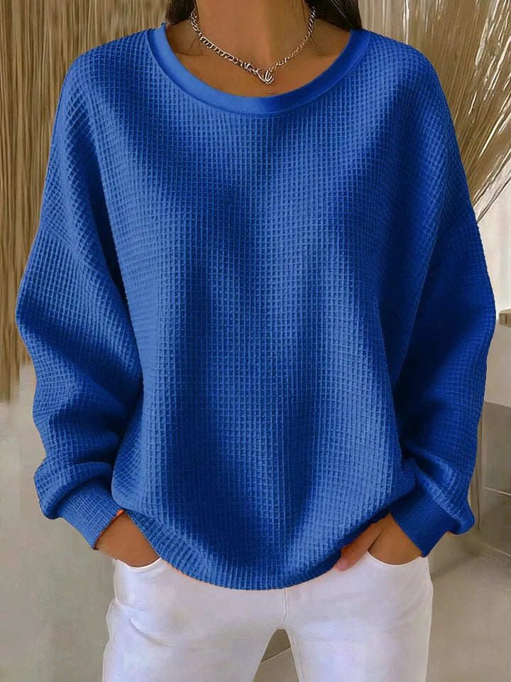 The Harper™ | Textured Soft-Knit Sweater.
