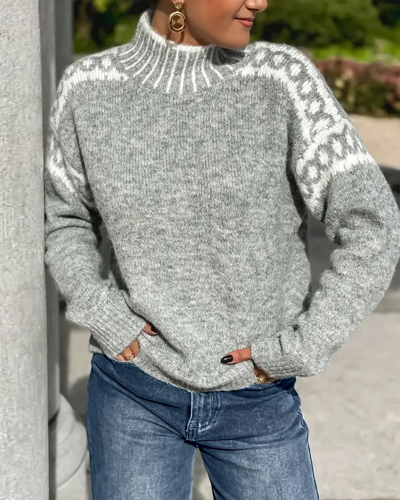 The Ivy™ — Graphic Knit Sweater