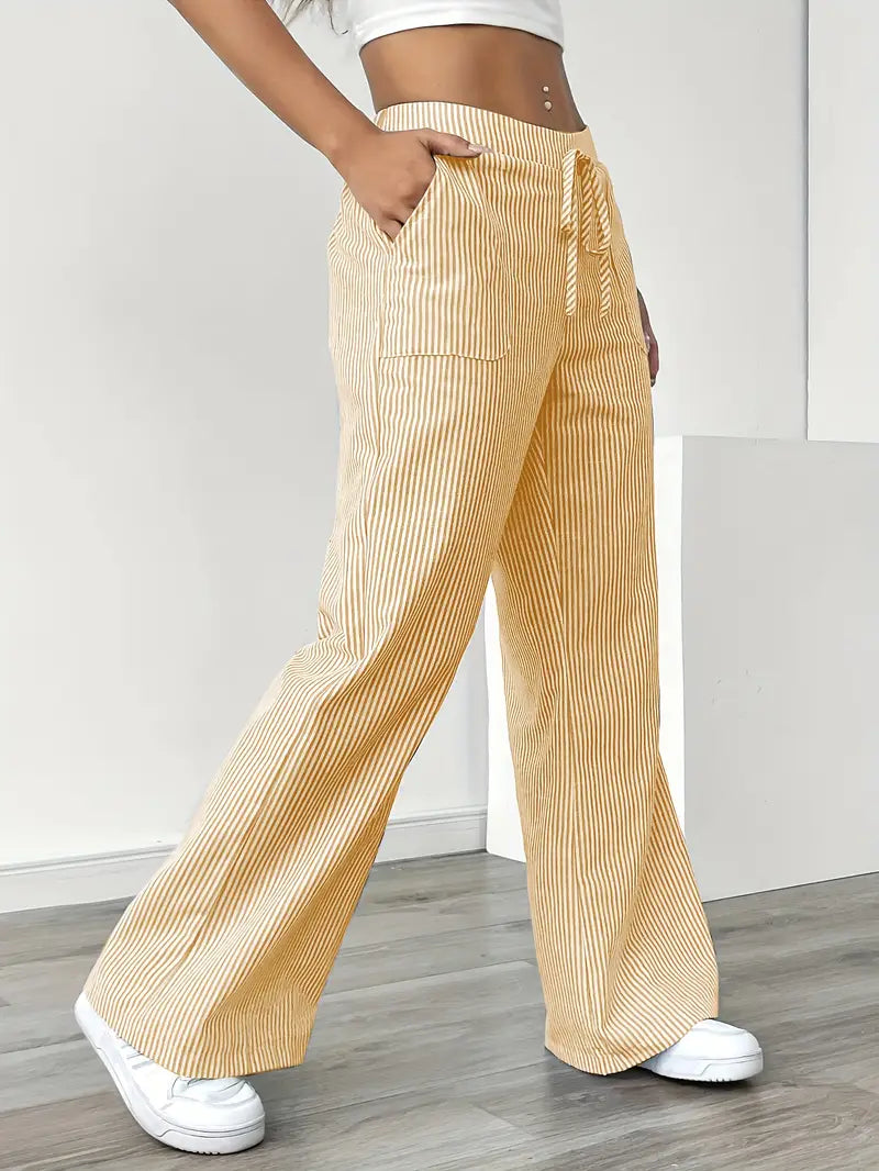 Alina | Elegant Striped Pant