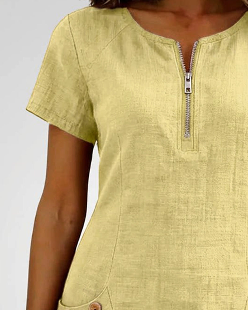 Poppy™ Zip-Front Dress