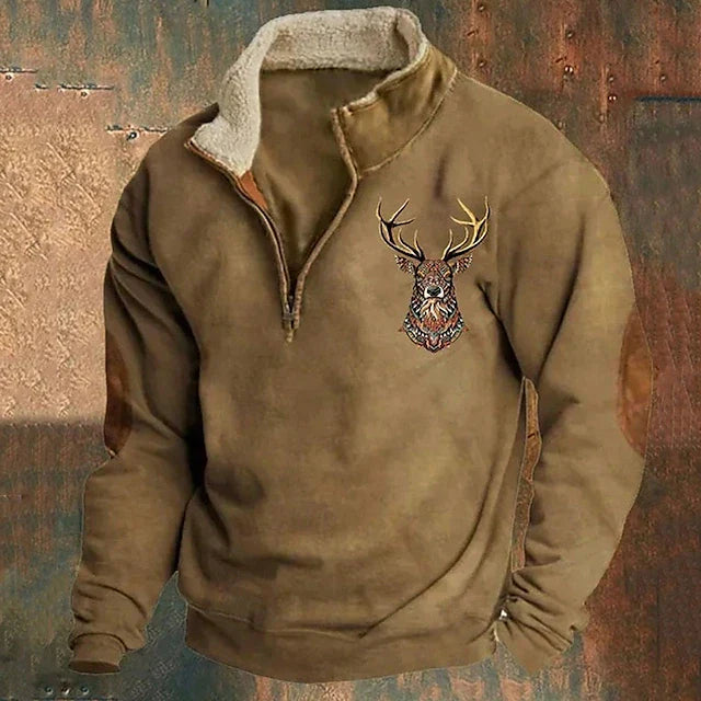 Jake Comfortable Zip-Up Pullover