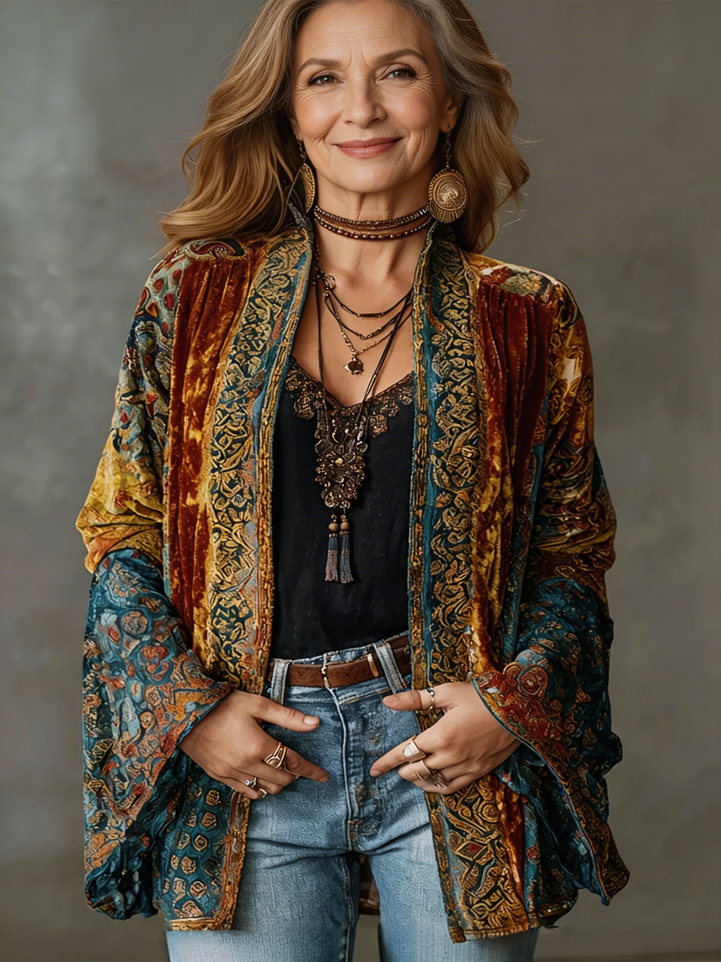 The Kirra™ | Premium Velvet-Touch Bohemian Kimono