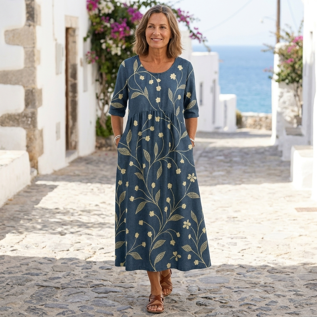 Wisteria™ Embroidered Midi Dress