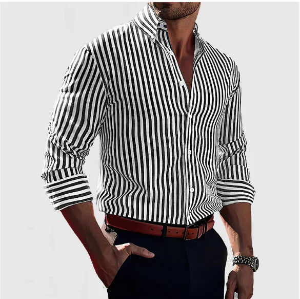 The Ephraim™ — Classic Striped Shirt