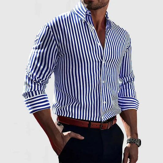 The Ephraim™ — Classic Striped Shirt
