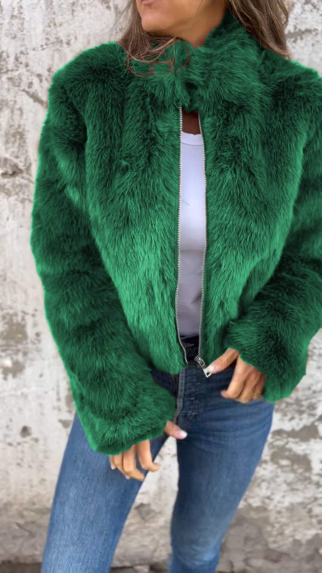 Alina | Faux Fur Jacket