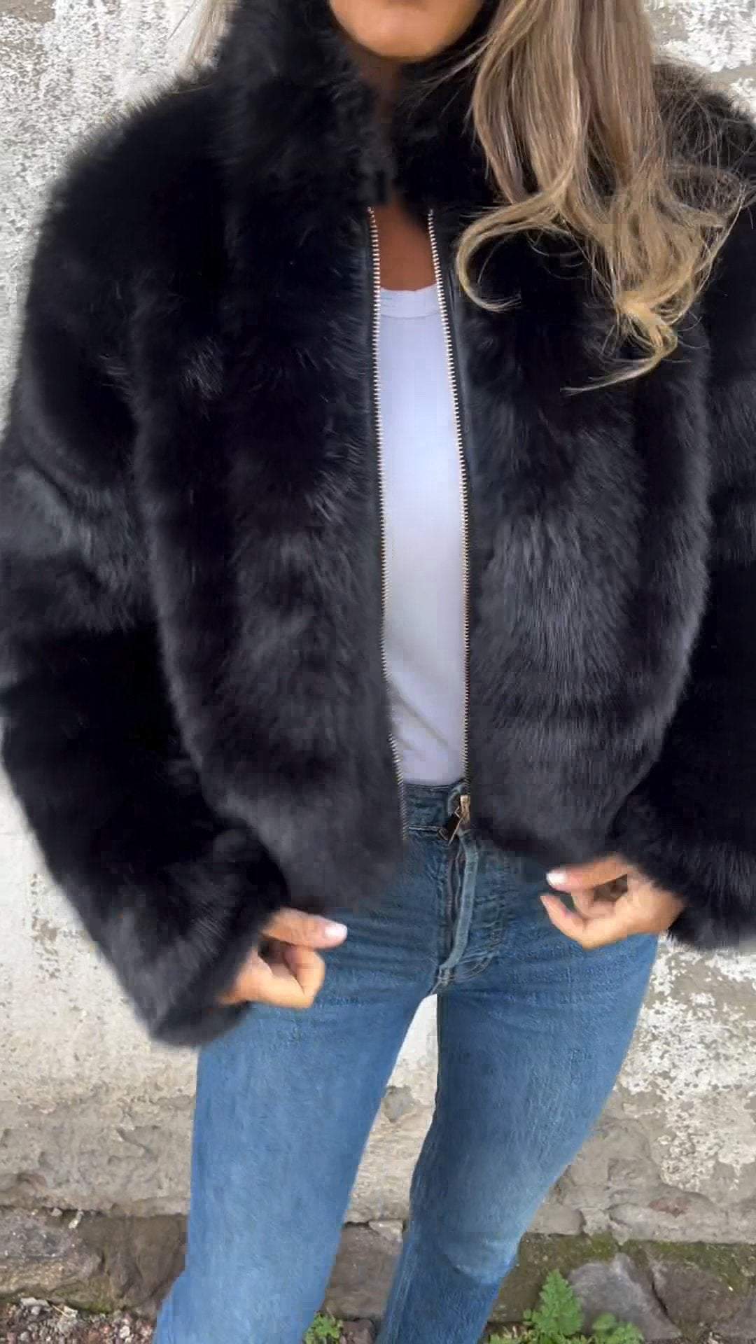 Alina | Faux Fur Jacket