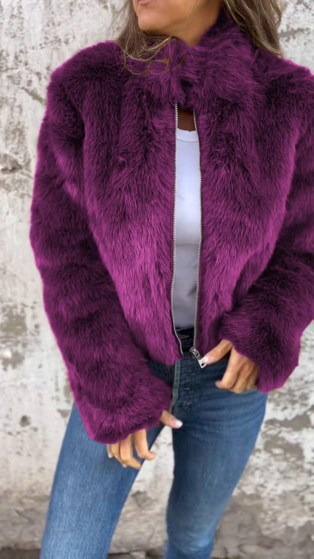 Alina | Faux Fur Jacket