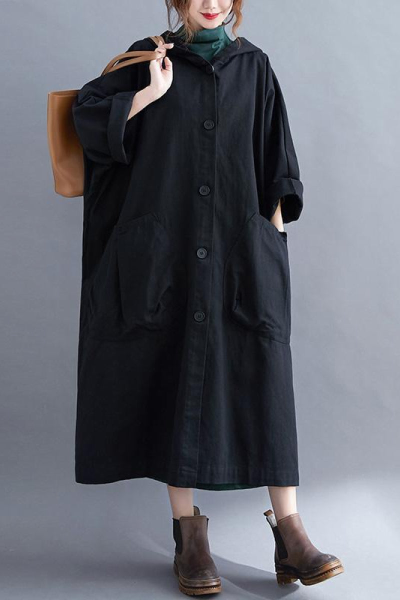 Indigo | Oversized Windbreaker Jacket