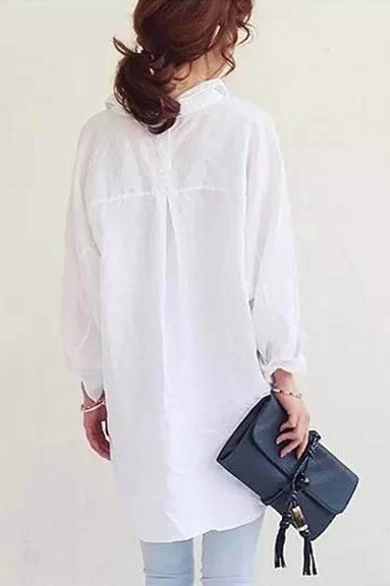 Evie | Oversized Linen Shirt