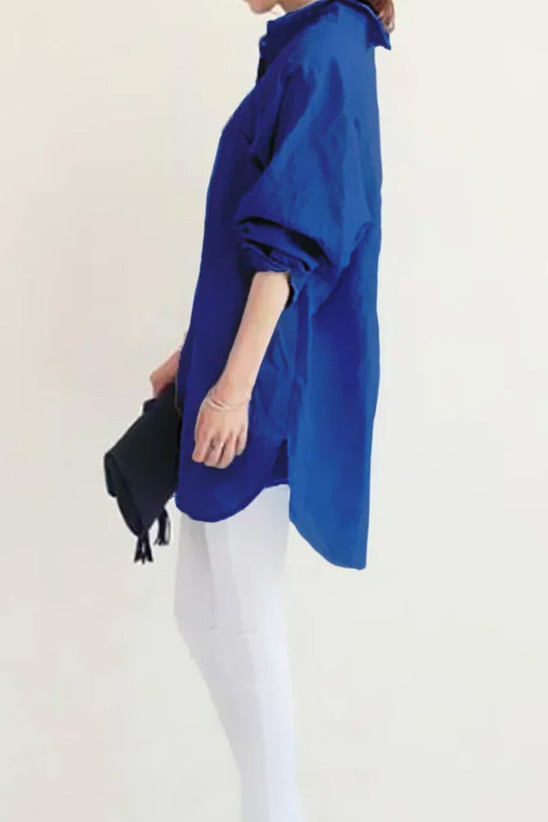 Evie | Oversized Linen Shirt