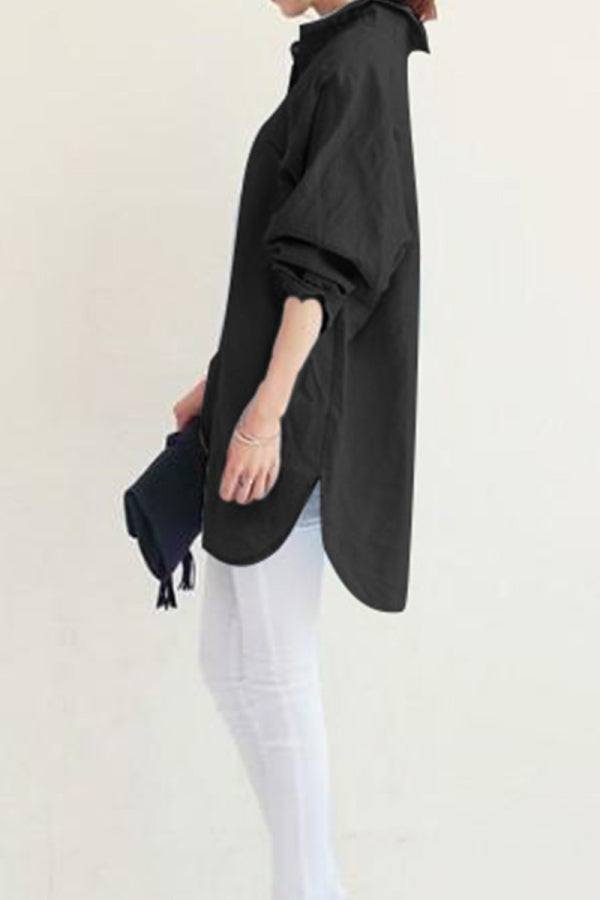Evie | Oversized Linen Shirt