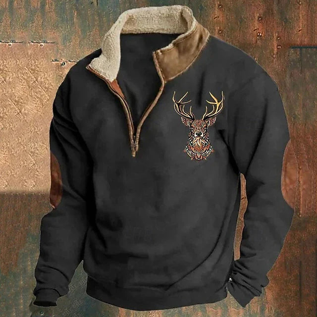 Jake Comfortable Zip-Up Pullover
