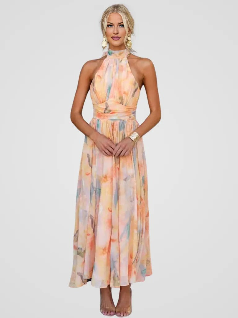 Peppa | Floral Midi Dress